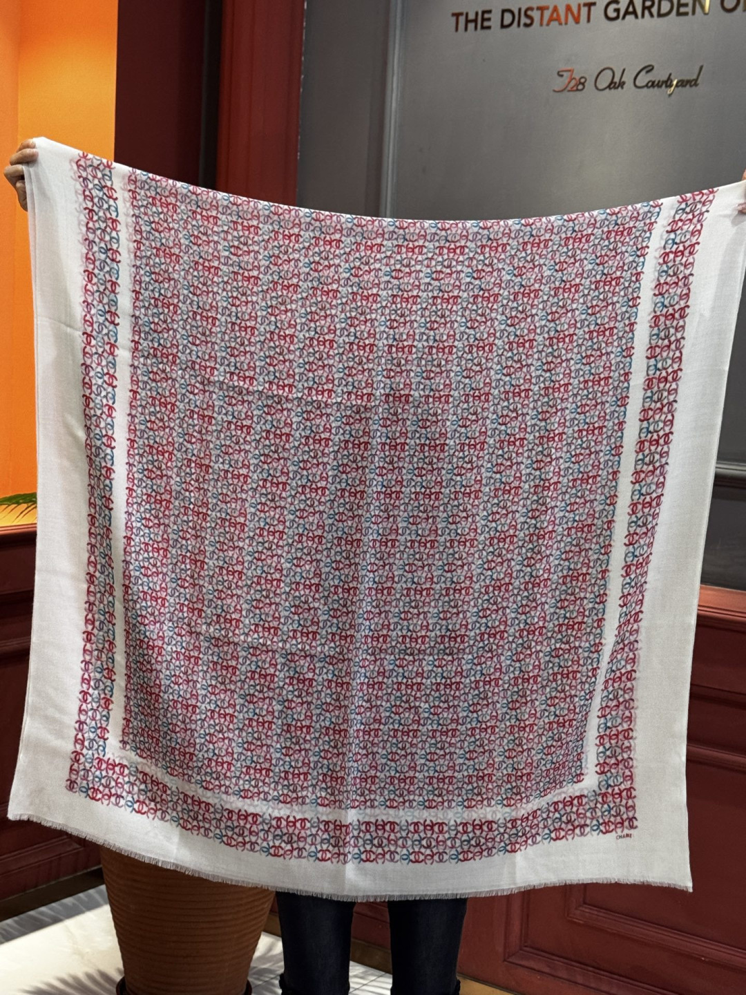 Cachecol Chanel 100*200cm 100% — photo 11