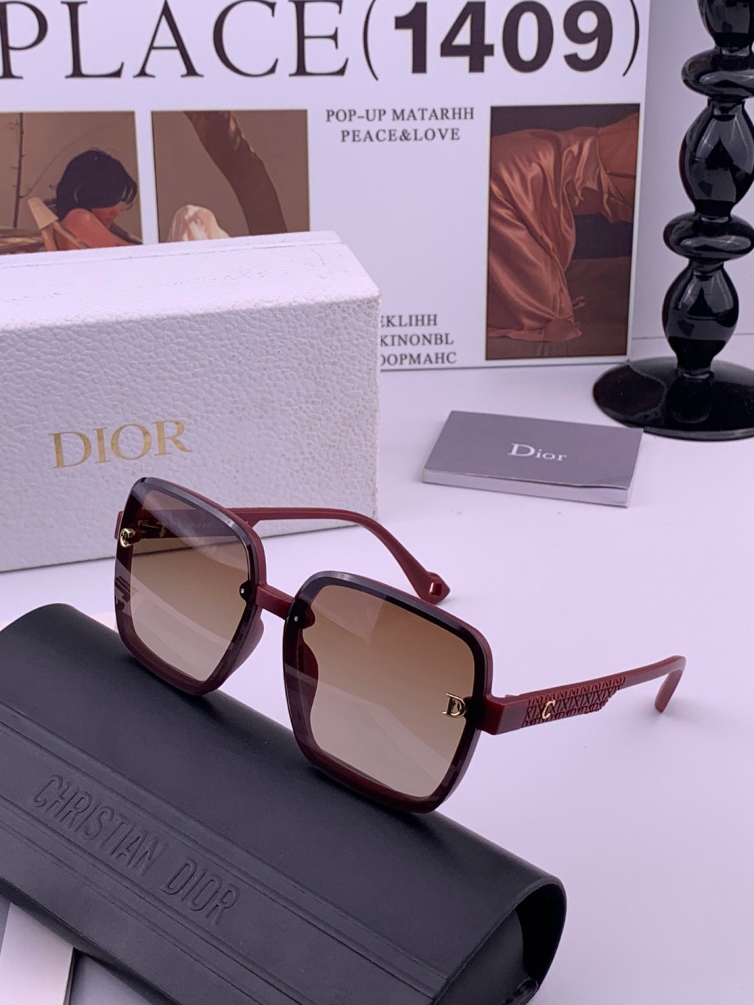【DIOR】迪奥太阳镜 时尚造型 开车驾驶镜时尚墨镜🌸世界顶级奢华品牌，品质保证！😍😍经典款, 明星热爱