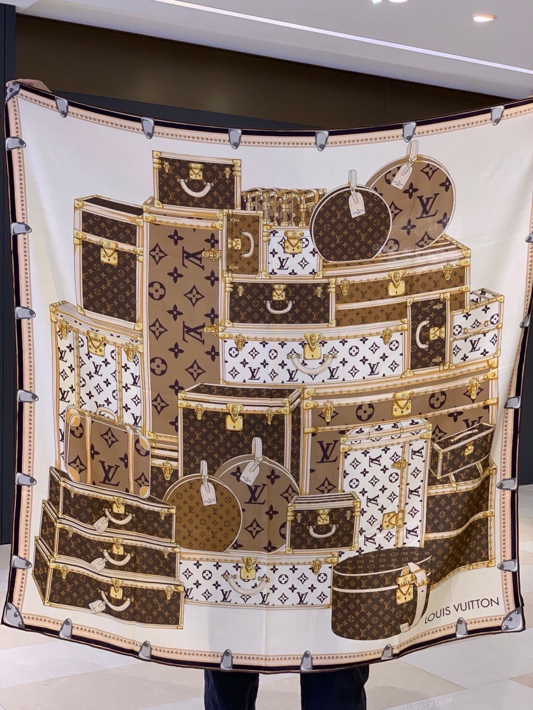 MY NEVERFULL 140丝绒方巾【140顶级丝绒双面同色】My Neverfull 丝绒方巾回溯