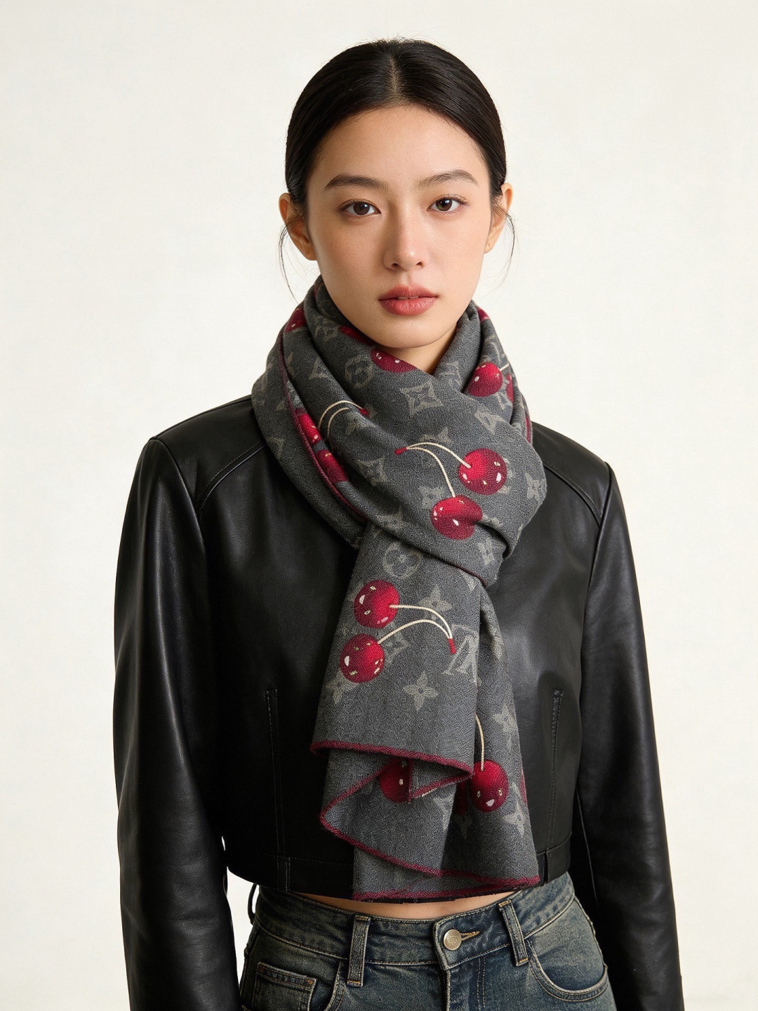 LV X TM MONOGRAMCERISE 【双面丝绒同色】LV × TM Monogram Ceri