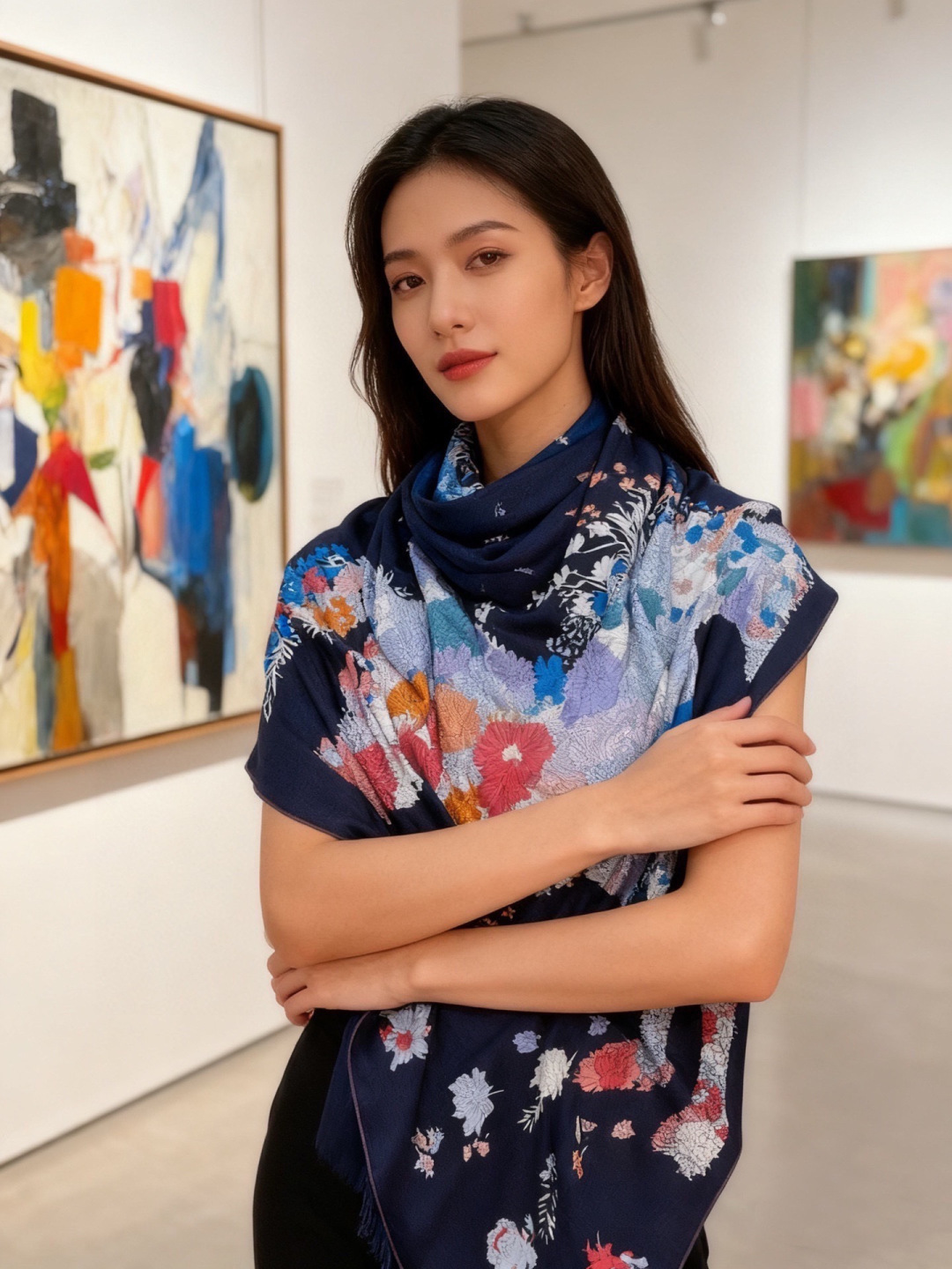 ❤  双面同色【▪️卓尔不凡，高级有气场！！】非常抬人，带点故事的精彩！永远加分的hermes艺术单品！