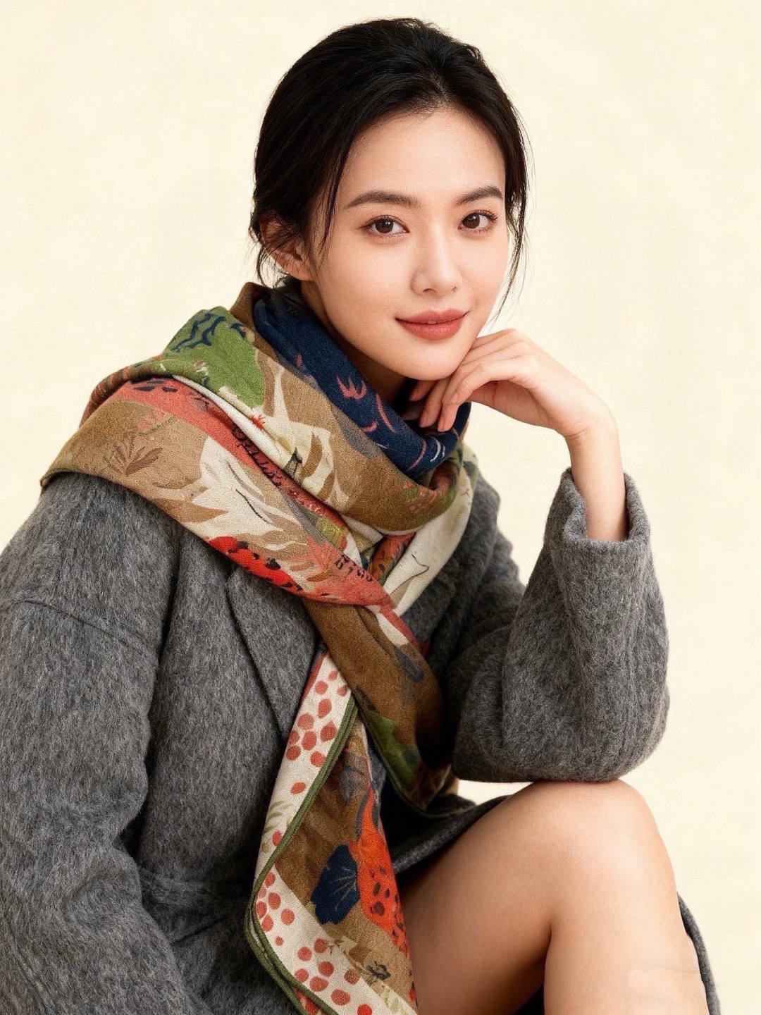 新款现货💖💖140丝绒方巾双面同色（专柜同步Hermes爱马仕）‼️抢‼️VIP推荐 ‼️下手一定要快【