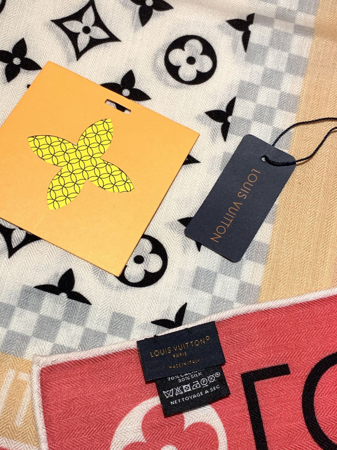 MONOGRAM INFINITY 140丝绒方巾【140顶级丝绒双面同色】Monogram Infin