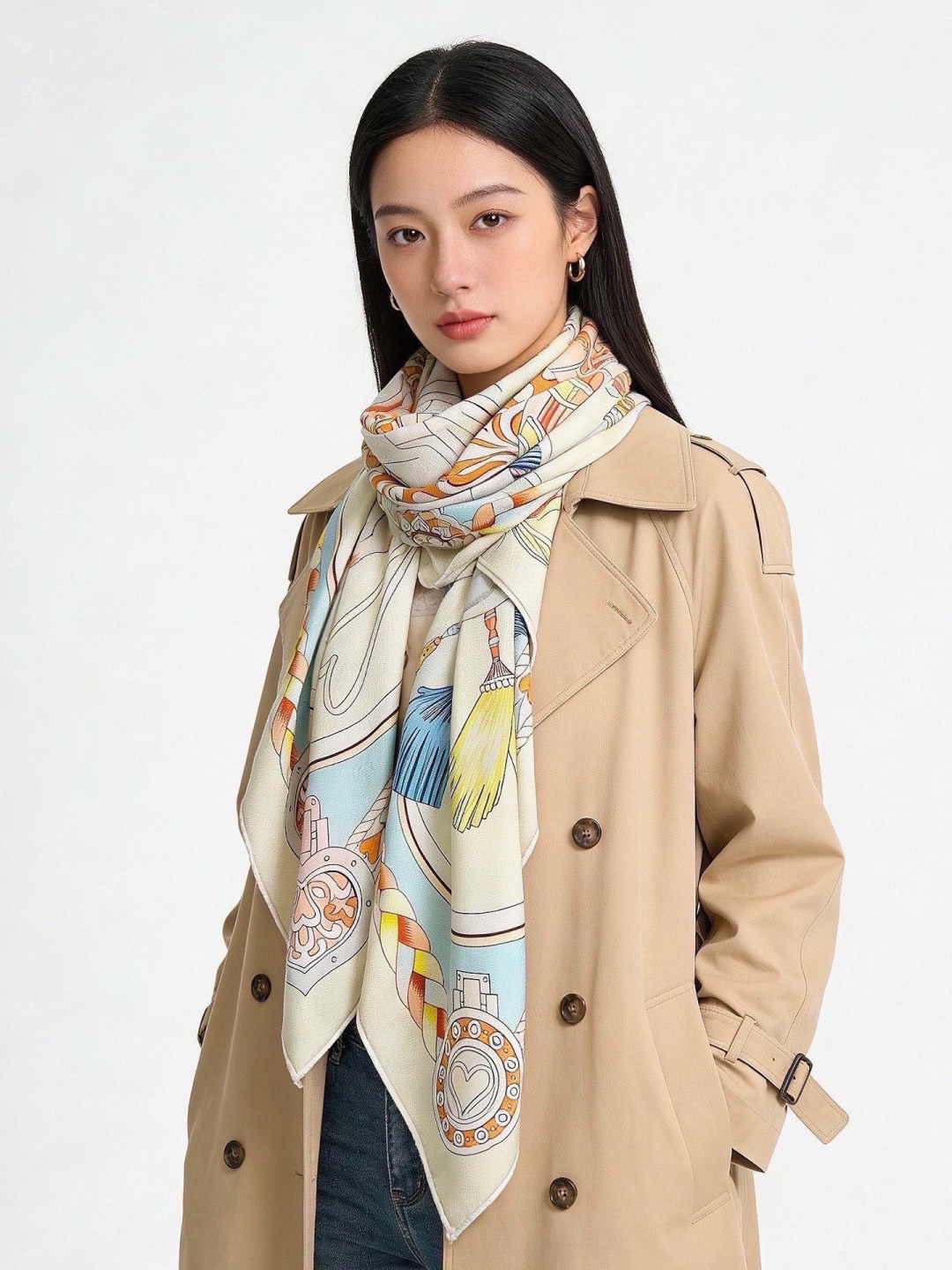 【双面同色】原单爱马仕140cm丝绒方巾💕 甜蜜的鞍具,装饰家芳登和佩西耶设计的一款餐盘增添骑士般的浪漫气息,该餐盘制作 【双面同色】原单爱马仕140cm丝绒方巾💕 甜蜜的鞍具,装饰家芳登和佩西耶设计的一款餐盘增添骑士般的浪漫气息,该餐盘制作