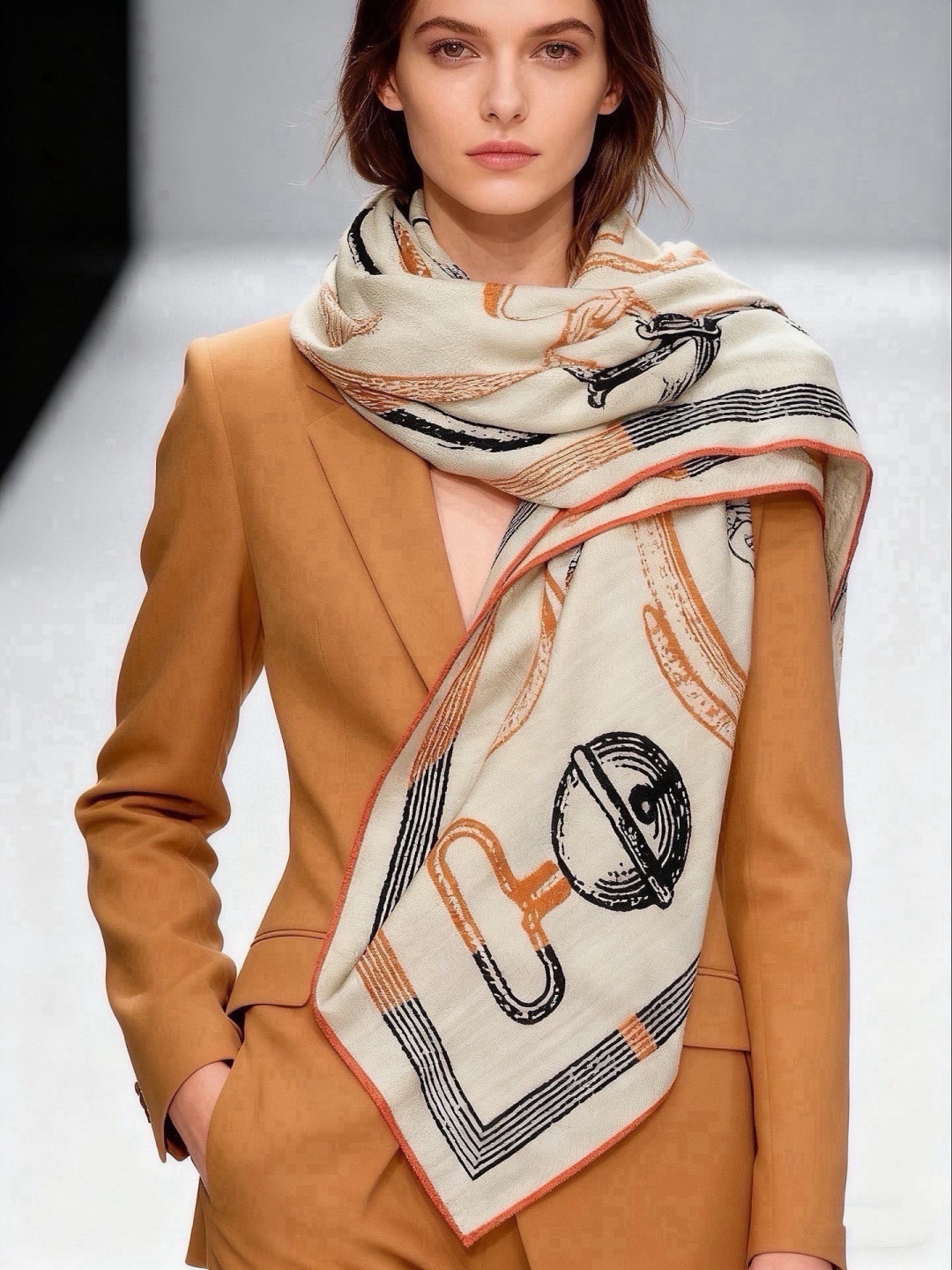 爱马仕(Hermes)【💗】 | “马具故事的诗意回顾”140披肩 【上新❤️】 永远秉承高品质 手工卷边羊绒和真丝混 爱马仕(Hermes)【💗】 | “马具故事的诗意回顾”140披肩 【上新❤️】 永远秉承高品质 手工卷边羊绒和真丝混