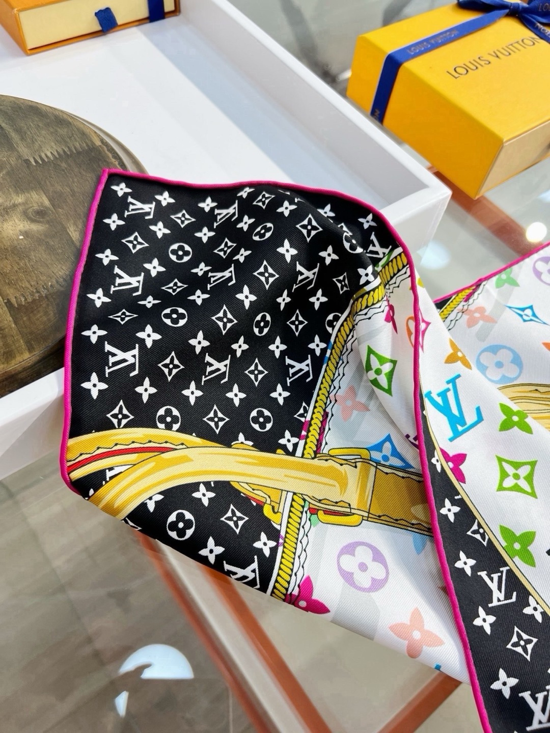 LV X TM MONOGRAM MULTICOLOR COLLECTOR SQUARE 90方巾 路易威登携手日本艺术 LV X TM MONOGRAM MULTICOLOR COLLECTOR SQUARE 90方巾 路易威登携手日本艺术