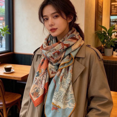 “马术学院”140双面同色丝绒披肩~Hermes 手工卷边丝绒方巾(30%桑蚕丝70%羊绒) 这款爱马仕的经典单品展现 “马术学院”140双面同色丝绒披肩~Hermes 手工卷边丝绒方巾(30%桑蚕丝70%羊绒) 这款爱马仕的经典单品展现