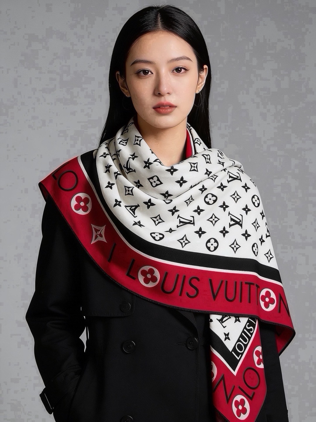 🆕 MONOGRAM INFINITY 140丝绒方巾 【140顶级丝绒双面同色】 Monogram Infinit 🆕 MONOGRAM INFINITY 140丝绒方巾 【140顶级丝绒双面同色】 Monogram Infinit