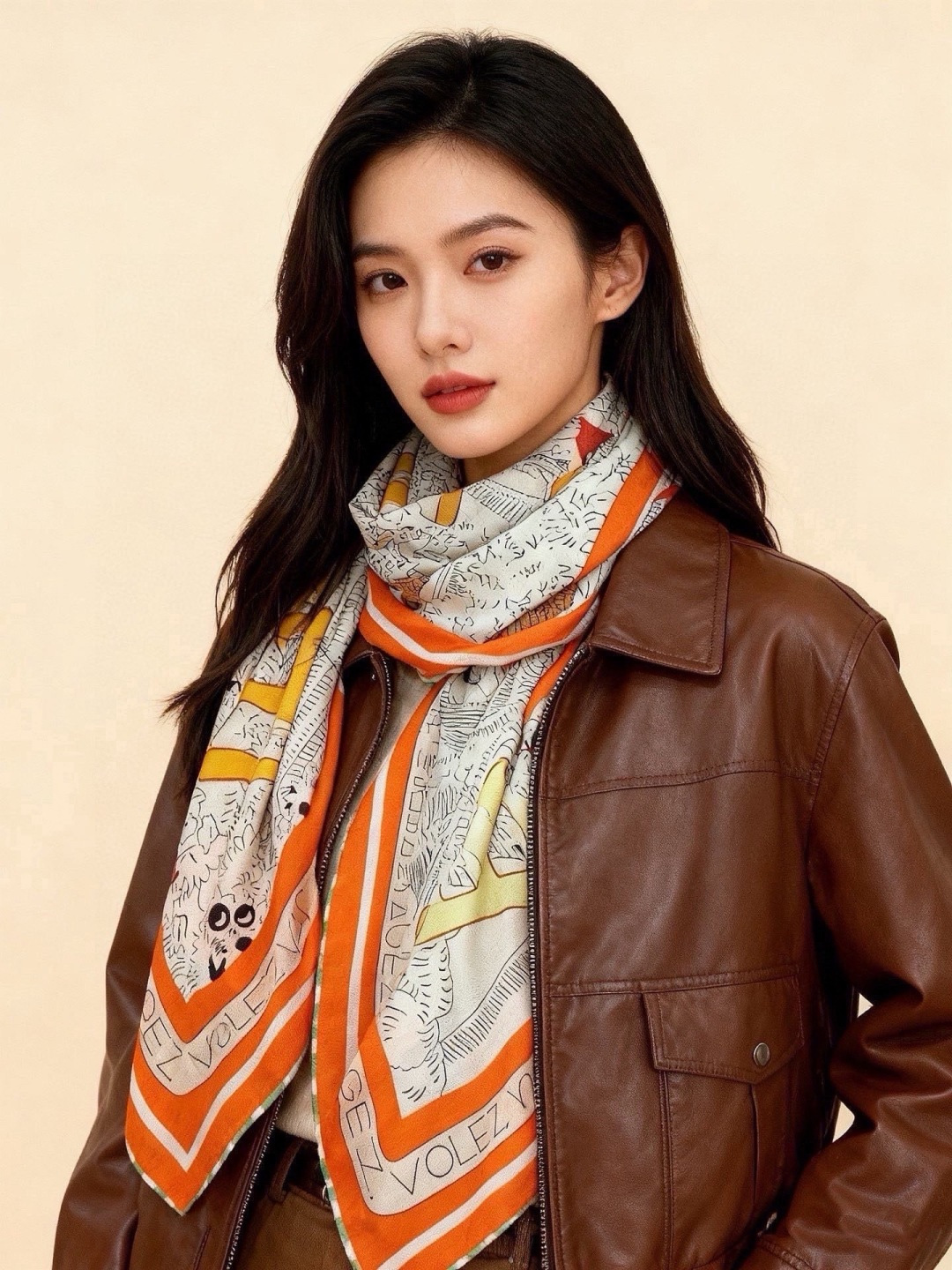 🆕  LV x TM 140披肩 【140顶级丝绒双面同色披肩】 本款L Multicolor披肩出自路易威登与知名日本