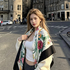 Gucci 花卉双面印花140丝绒披肩 26秋冬系列倾情推出活力十足的丝绒配饰,这款缀饰Gucci Flora花卉图案的 Gucci 花卉双面印花140丝绒披肩 26秋冬系列倾情推出活力十足的丝绒配饰,这款缀饰Gucci Flora花卉图案的