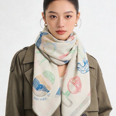 爱马仕(Hermes)【💗】 | “马具故事的诗意回顾”140披肩 【上新❤️】 永远秉承高品质 手工卷边羊绒和真丝混 爱马仕(Hermes)【💗】 | “马具故事的诗意回顾”140披肩 【上新❤️】 永远秉承高品质 手工卷边羊绒和真丝混