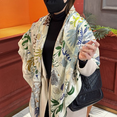 羊绒新款🆕👏买了都说好看‼️推荐💕爱马仕双面同色羊绒方巾,【奇珍乐园双面同色140】顶级工艺超值‼️爱马仕专柜爆款🎁💟立 羊绒新款🆕👏买了都说好看‼️推荐💕爱马仕双面同色羊绒方巾,【奇珍乐园双面同色140】顶级工艺超值‼️爱马仕专柜爆款🎁💟立