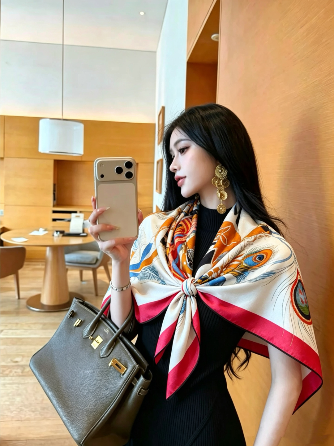 新款现货💖💖140丝绒方巾双面同色（专柜同步Hermes爱马仕）‼️抢‼️VIP推荐 ‼️下手一定要快【高端 大爱 ‼️