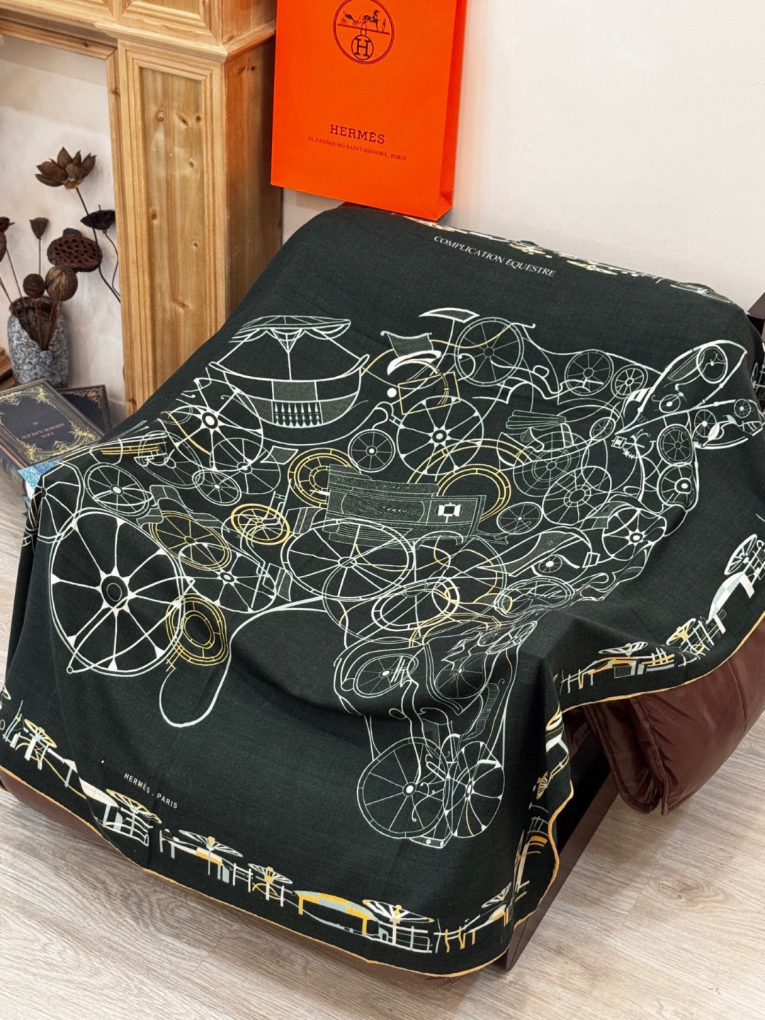 ✨✨HERMES 牛逼爆款 双面同色【马术的错综交叠140】【绝对顶级品质】💣超值回馈🎀绝对会尖叫的专柜品质😈💎此款是H