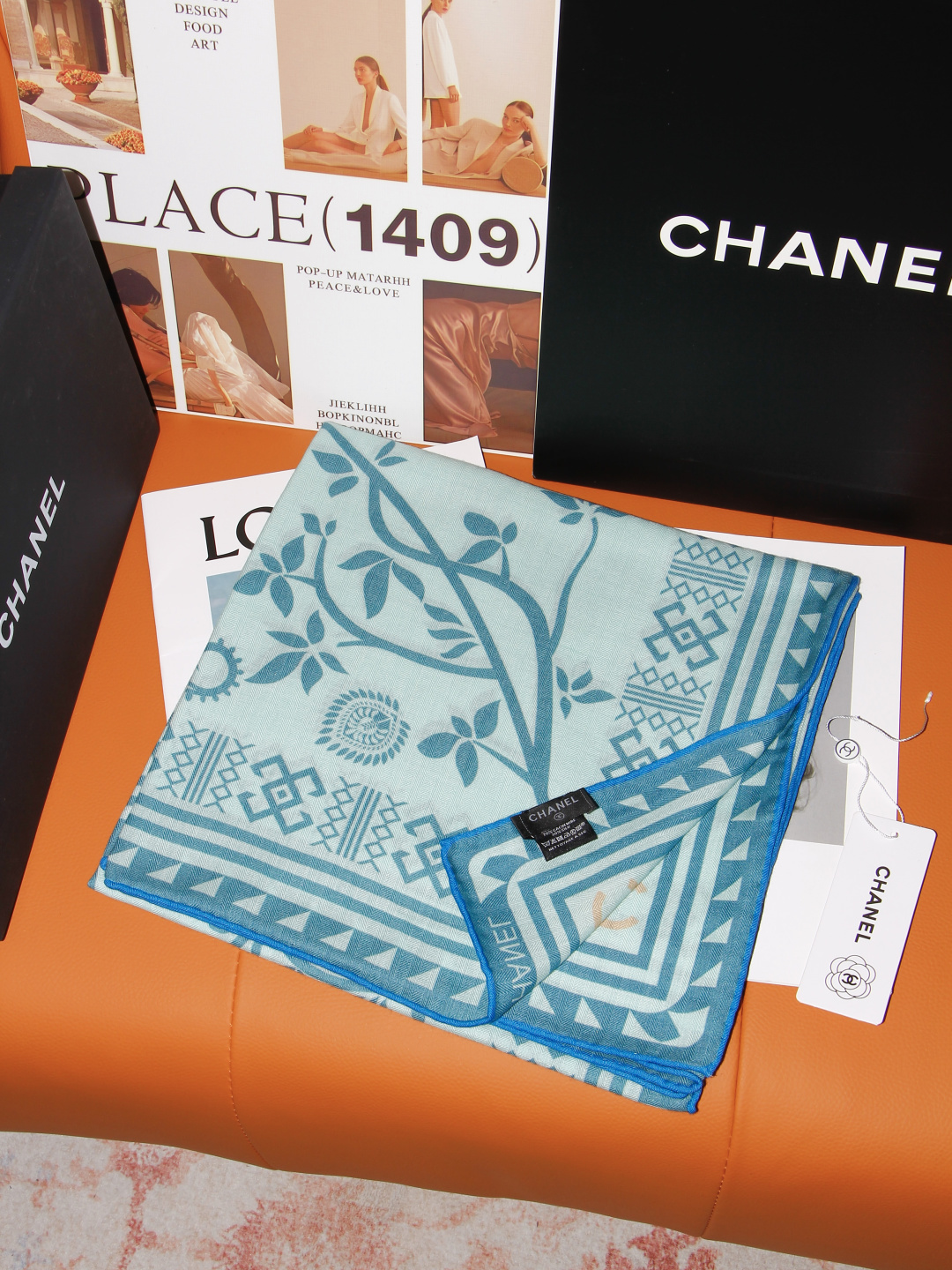 2026秋冬新品 Chanel  140披肩 30%真丝70%羊绒 马修.布拉齐将自己的首个系列作品构思为一场与嘉柏丽尔
