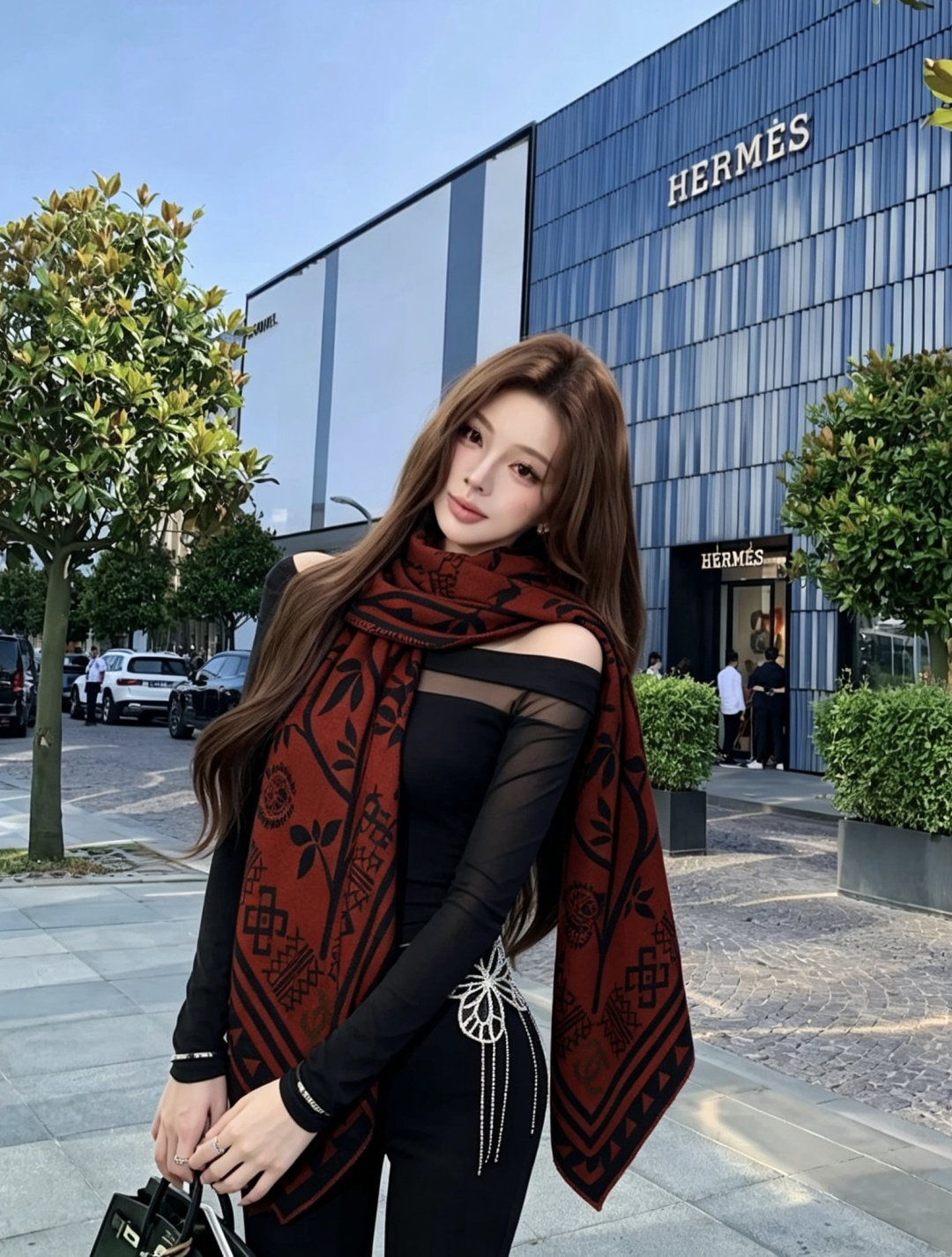2026秋冬新品 Chanel  140披肩 30%真丝70%羊绒 马修.布拉齐将自己的首个系列作品构思为一场与嘉柏丽尔