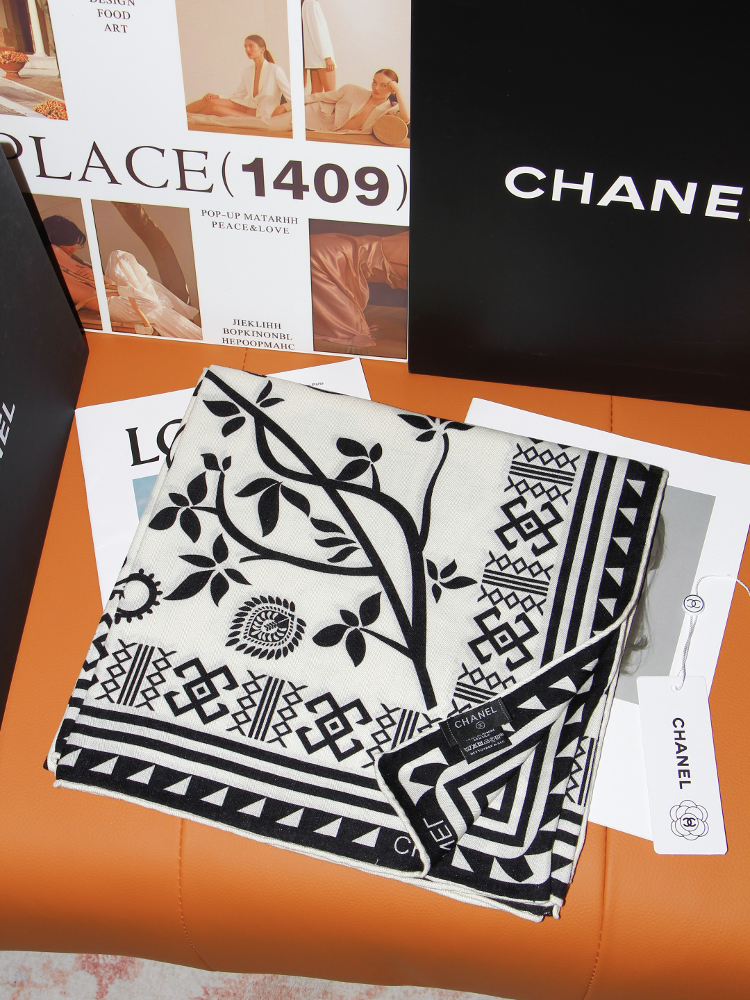 2026秋冬新品 Chanel  140披肩 30%真丝70%羊绒 马修.布拉齐将自己的首个系列作品构思为一场与嘉柏丽尔