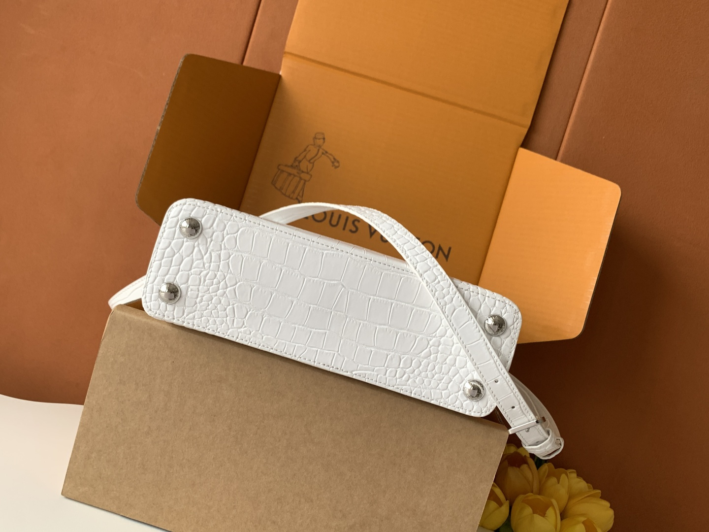 Lacoste 全钢五金 独家定制 精品级别M92173进口白色亮光鳄鱼纹银扣