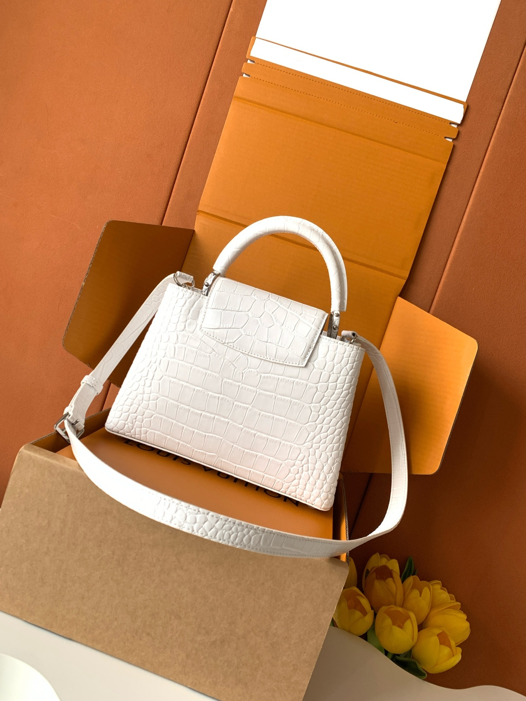 Lacoste 全钢五金 独家定制 精品级别M92173进口白色亮光鳄鱼纹银扣