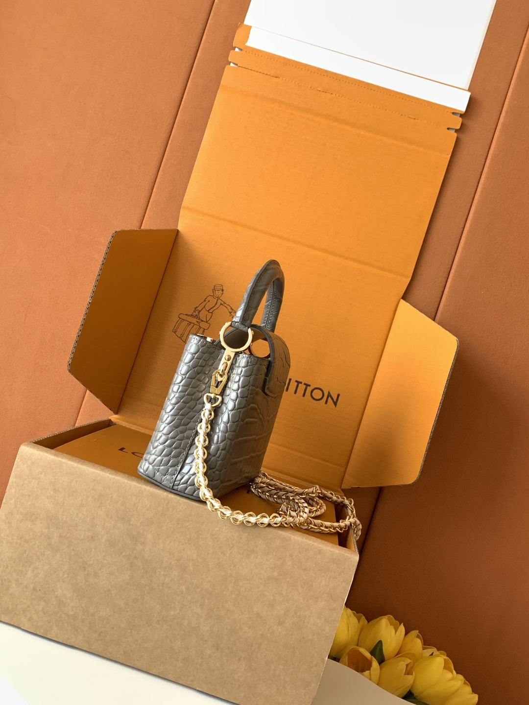 路易威登 Louis Vuitton 高定典藏经典高奢皮具手袋托特包斜挎包女包 #9F3B4890 2