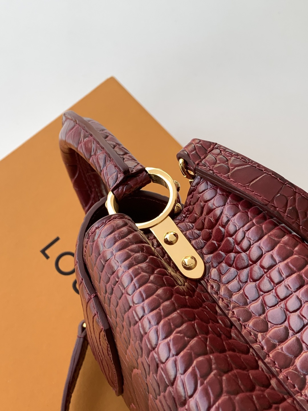 Lacoste 独家定制 精品级别 全钢五金M86153进口酒红亮光鳄鱼纹金扣动态163c01 动态变码