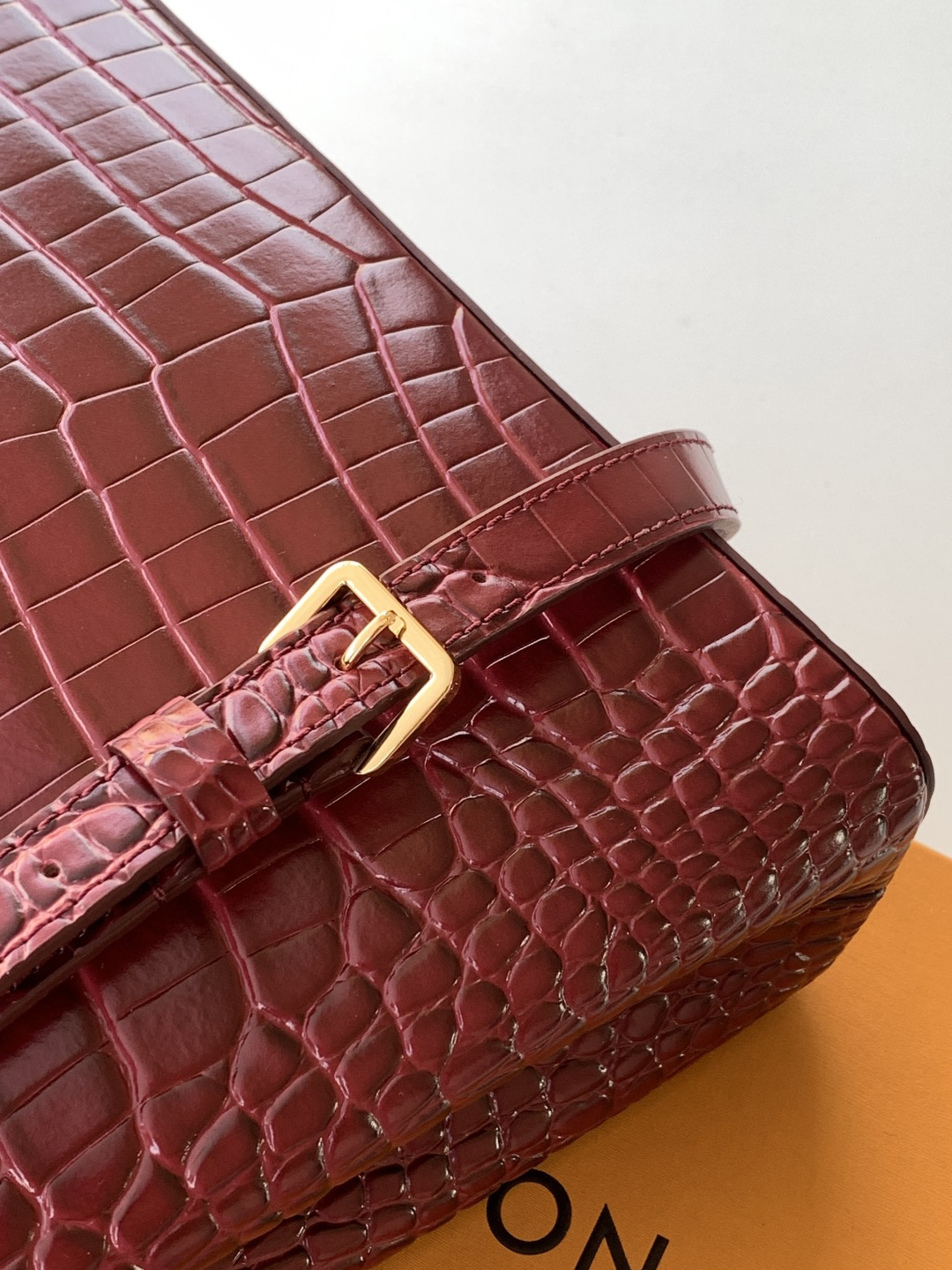 Lacoste 全钢五金 独家定制 精品级别 进口酒红亮光鳄鱼纹金扣M86154动态163c动态变码