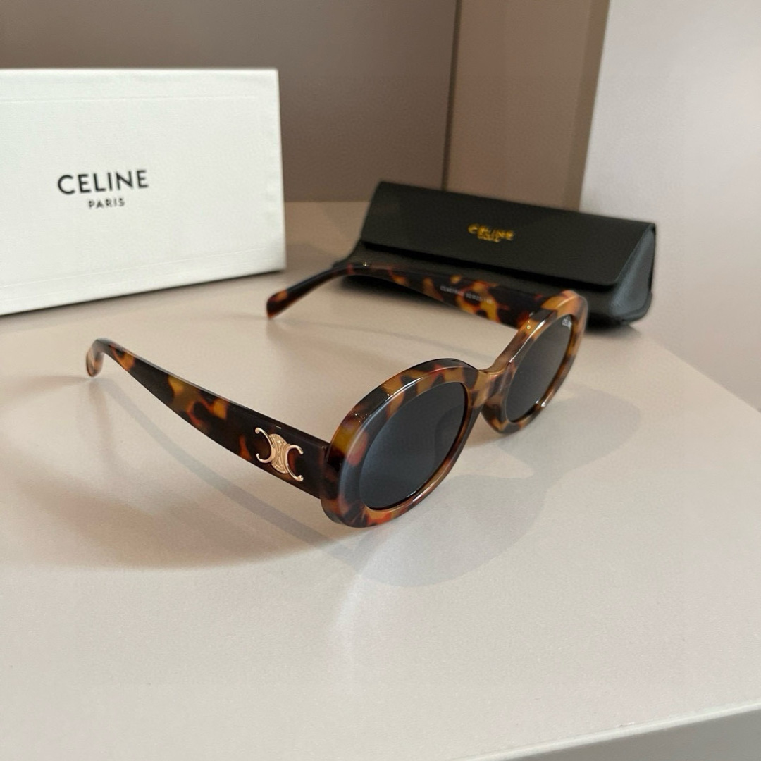 Солнцезащитные очки овальной формы Celine