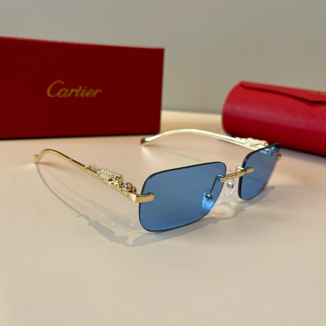 THREE HUNDRED AND SIXTY-THREE. CALTIE, CARTIER, PRECIOUS SUNGLASS METAL - 图片 1