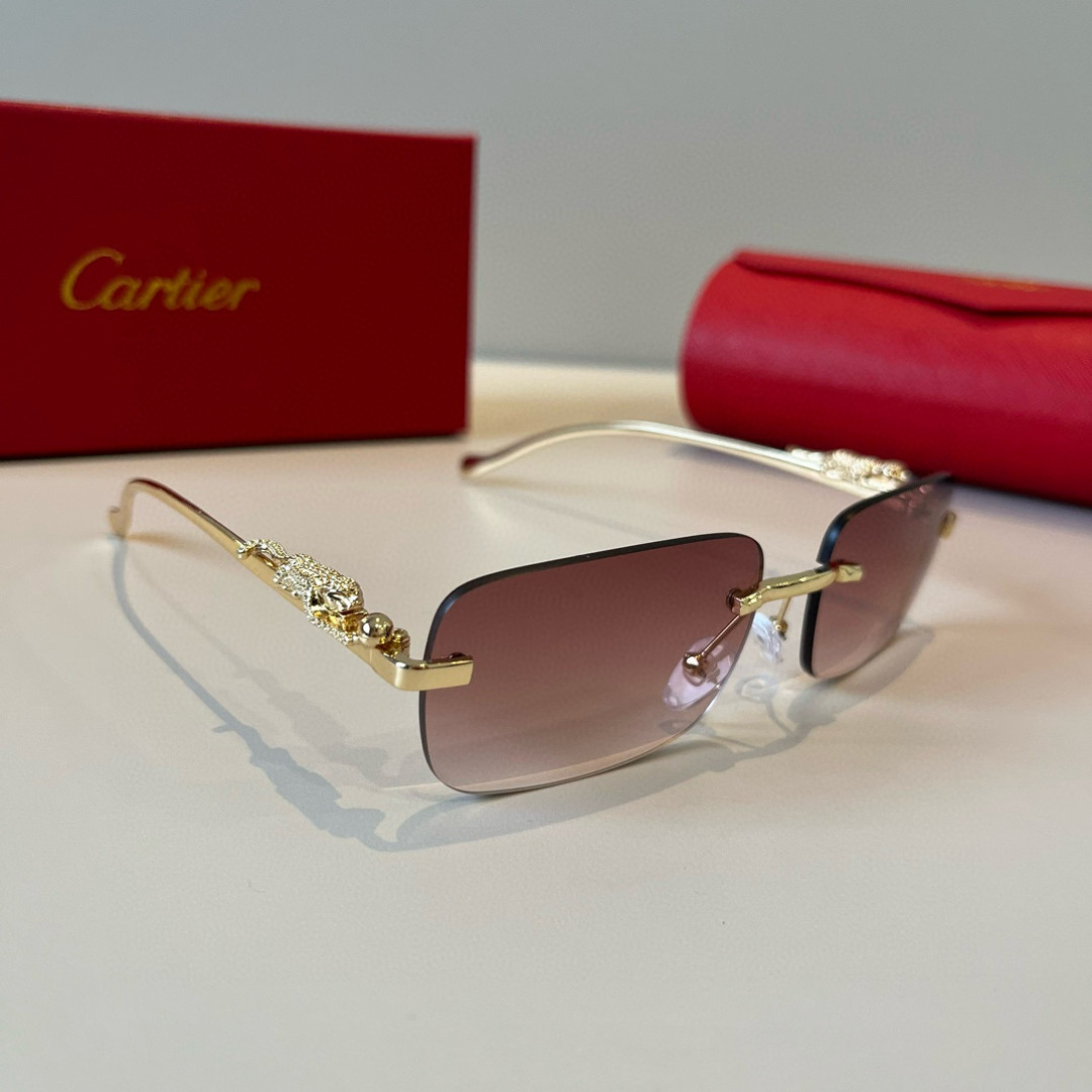 THREE HUNDRED AND SIXTY-THREE. CALTIE, CARTIER, PRECIOUS SUNGLASS METAL - 图片 1