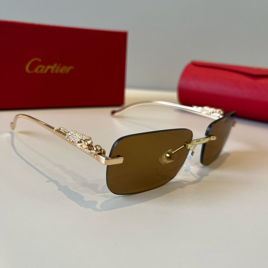 THREE HUNDRED AND SIXTY-THREE. CALTIE, CARTIER, PRECIOUS SUNGLASS METAL