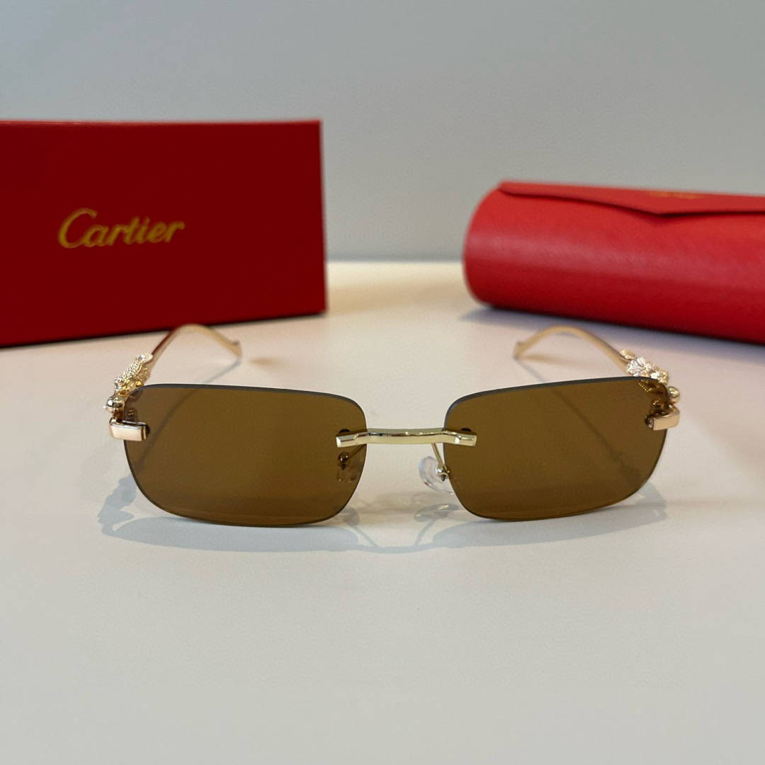 THREE HUNDRED AND SIXTY-THREE. CALTIE, CARTIER, PRECIOUS SUNGLASS METAL - 图片 2