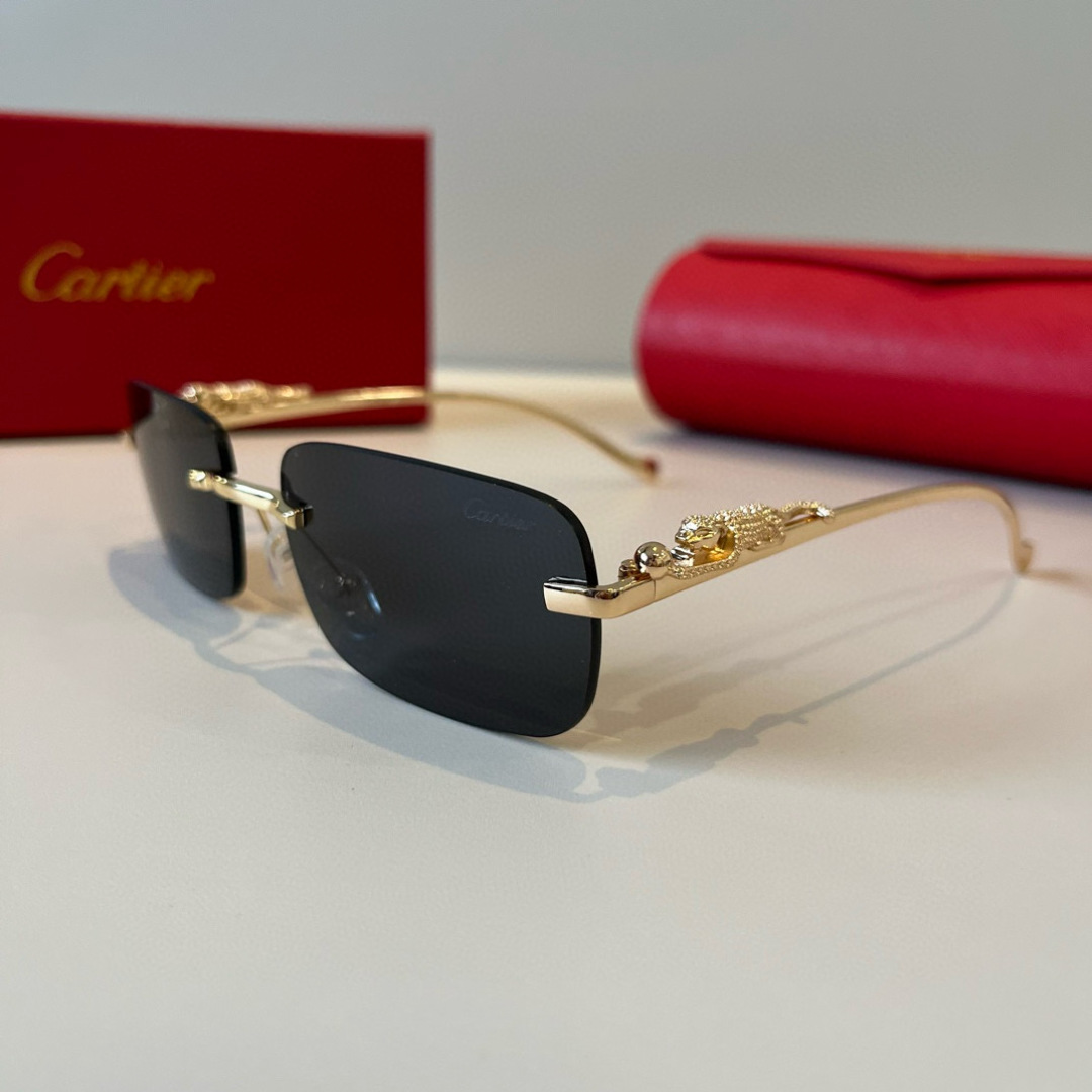 THREE HUNDRED AND SIXTY-THREE. CALTIE, CARTIER, PRECIOUS SUNGLASS METAL - 图片 3