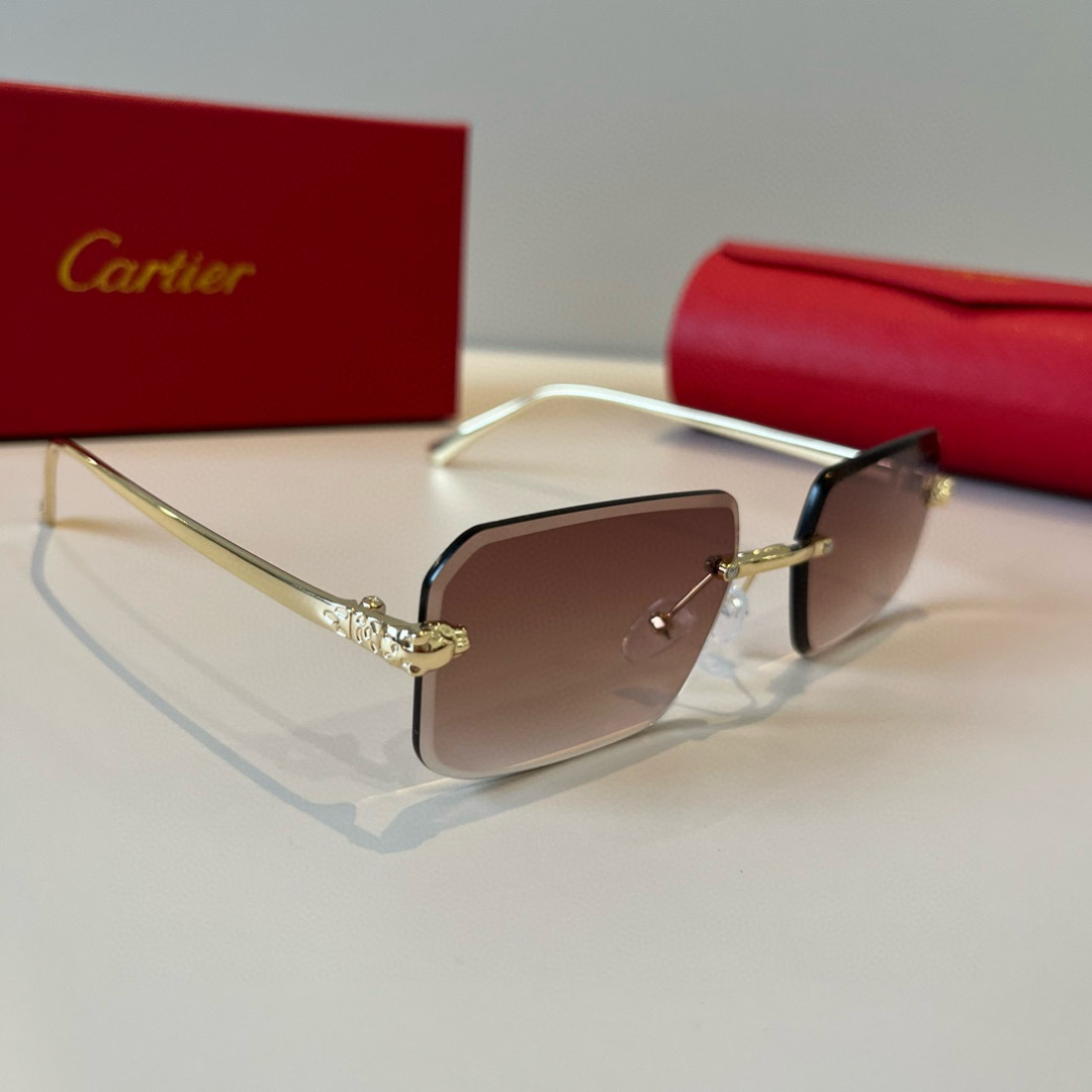 THREE HUNDRED AND SIXTY-THREE. CALTIE, CARTIER, PRECIOUS SUNGLASS METAL