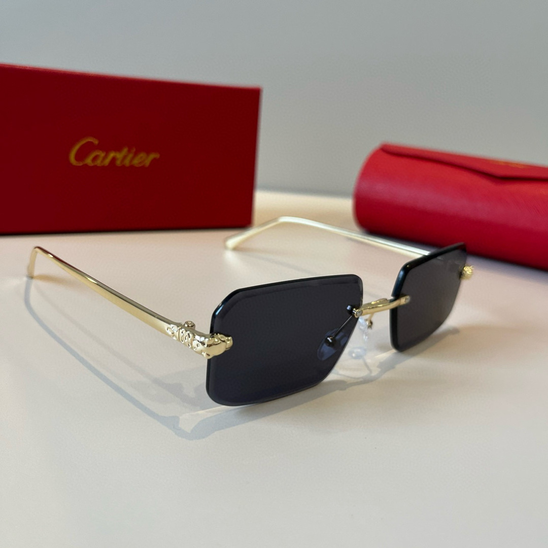 THREE HUNDRED AND SIXTY-THREE. CALTIE, CARTIER, PRECIOUS SUNGLASS METAL - 图片 1