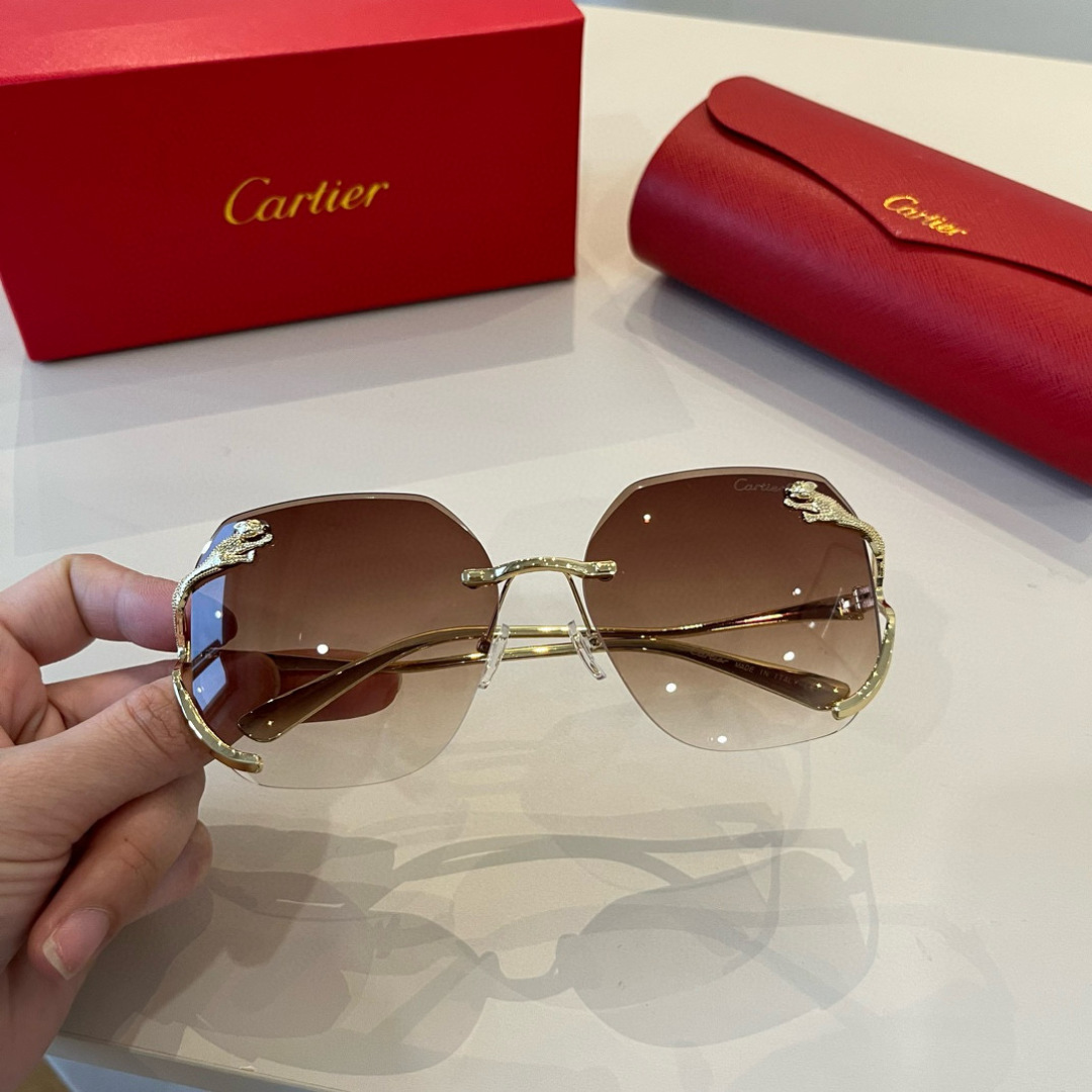 THREE HUNDRED AND SIXTY-THREE. CALTIE, CARTIER, PRECIOUS SUNGLASS METAL - 图片 4