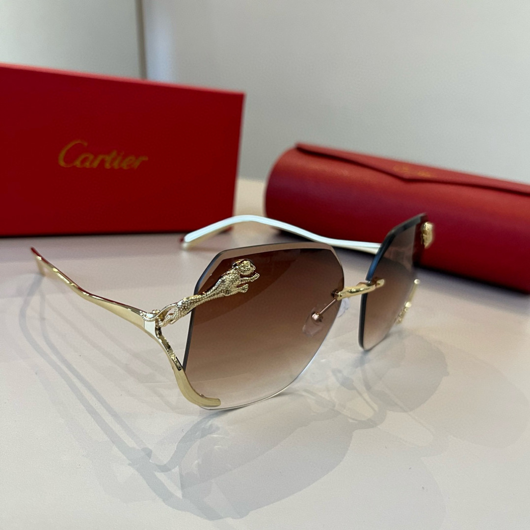 THREE HUNDRED AND SIXTY-THREE. CALTIE, CARTIER, PRECIOUS SUNGLASS METAL - 图片 1