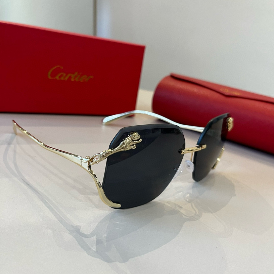 THREE HUNDRED AND SIXTY-THREE. CALTIE, CARTIER, PRECIOUS SUNGLASS METAL - 图片 1