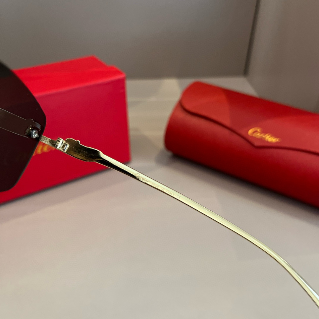 THREE HUNDRED AND SIXTY-THREE. CALTIE, CARTIER, PRECIOUS SUNGLASS METAL - 图片 9