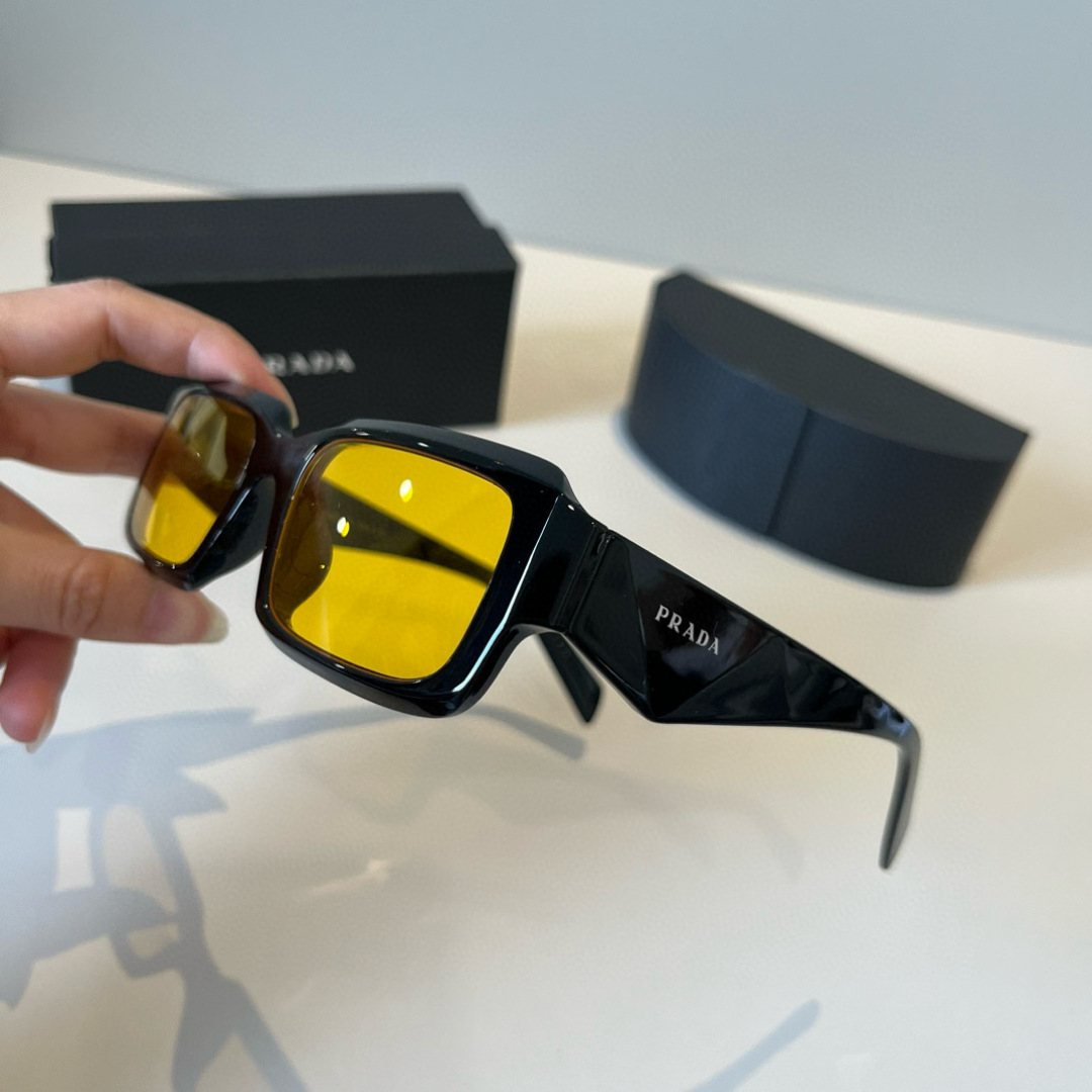 TWO-FOUR-FIVE. PRADA PRADA HIGH-END SUNGLASSES FOR MEN AND WOMEN, SUNSHIELDS AND FACE-SHAPED GLASSES - 图片 4