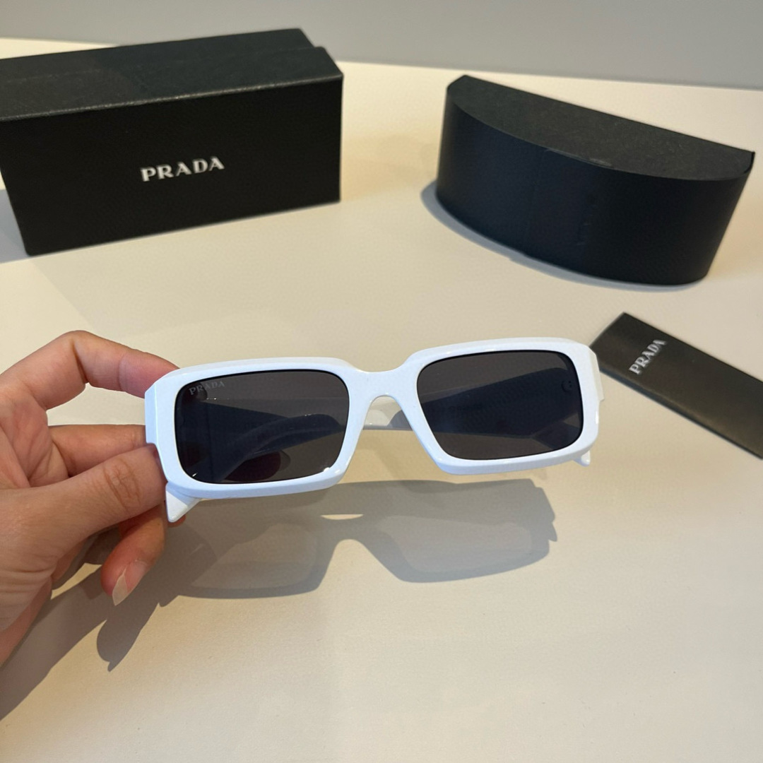 TWO-FOUR-FIVE. PRADA PRADA HIGH-END SUNGLASSES FOR MEN AND WOMEN, SUNSHIELDS AND FACE-SHAPED GLASSES - 图片 5