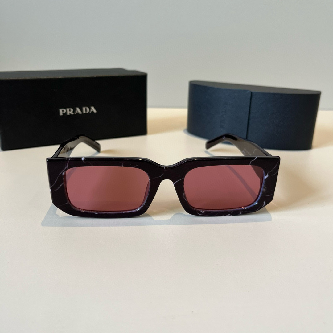 TWO-FOUR-FIVE. PRADA PRADA HIGH-END SUNGLASSES FOR MEN AND WOMEN, SUNSHIELDS AND FACE-SHAPED GLASSES - 图片 2