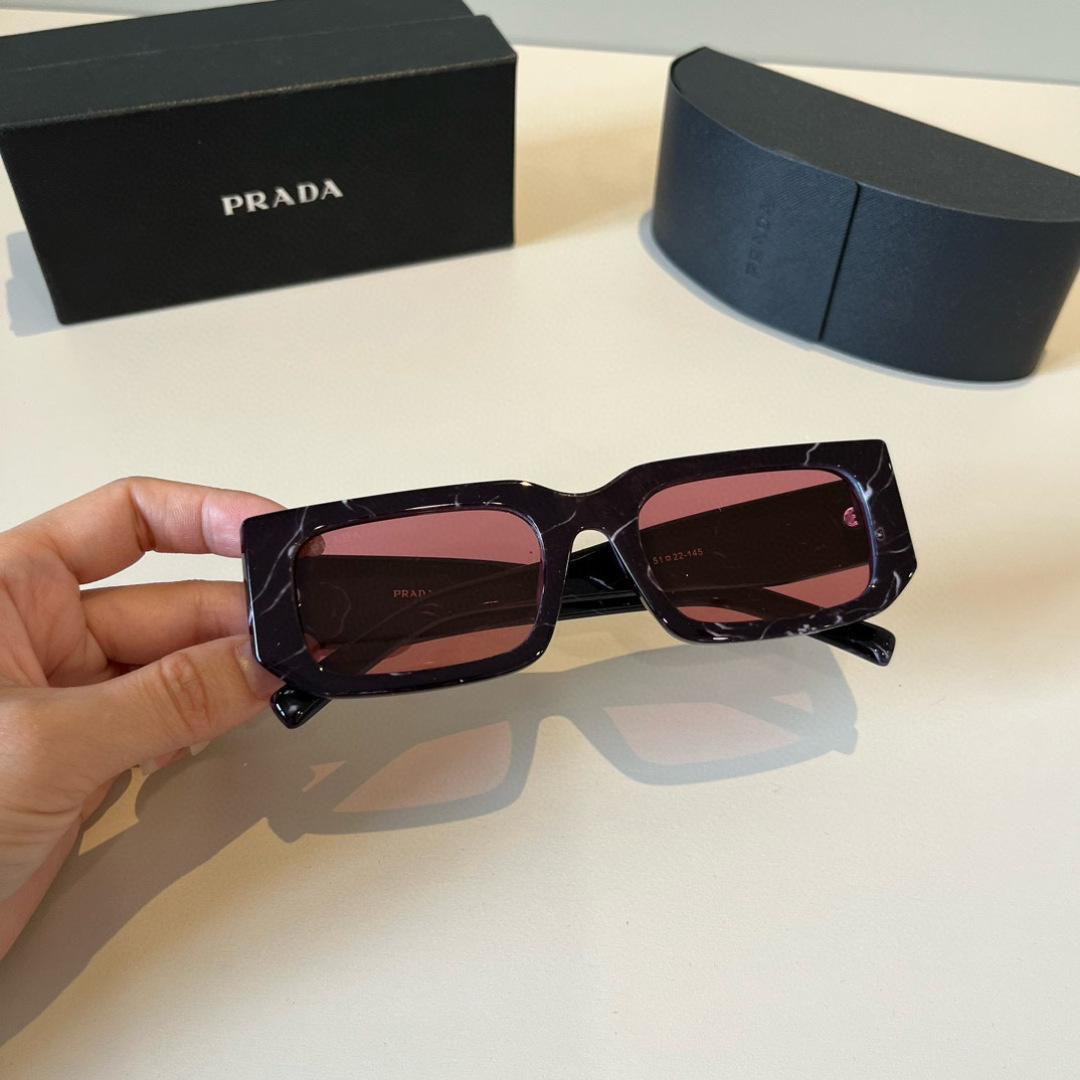 TWO-FOUR-FIVE. PRADA PRADA HIGH-END SUNGLASSES FOR MEN AND WOMEN, SUNSHIELDS AND FACE-SHAPED GLASSES - 图片 5
