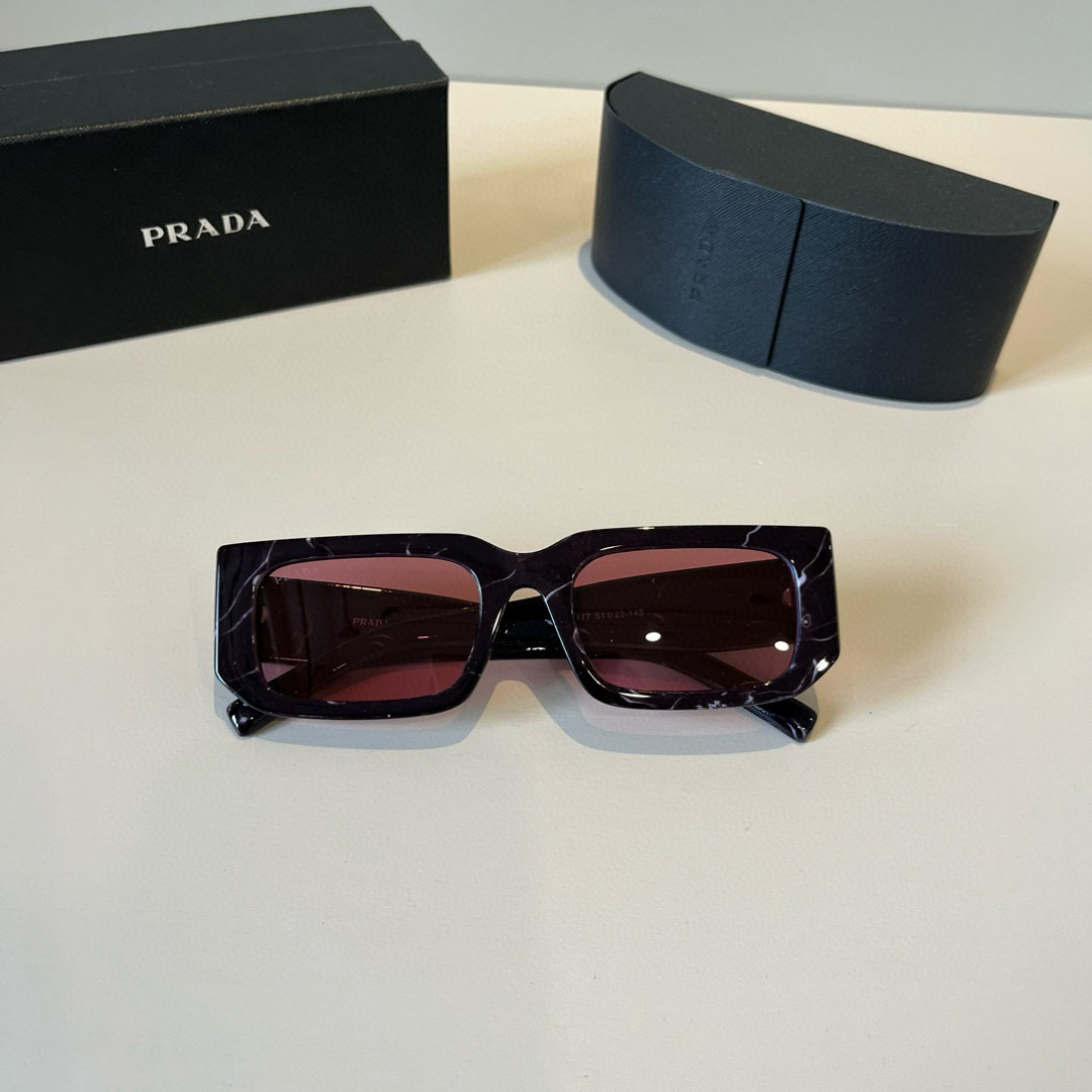 TWO-FOUR-FIVE. PRADA PRADA HIGH-END SUNGLASSES FOR MEN AND WOMEN, SUNSHIELDS AND FACE-SHAPED GLASSES - 图片 4