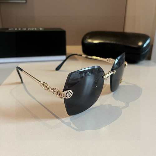 Chanel Women's Trendy Sunglasses Rimless Fashionable UV Protection Eyewear 1 Chanel Women's Trendy Sunglasses Rimless Fashionable UV Protection Eyewear