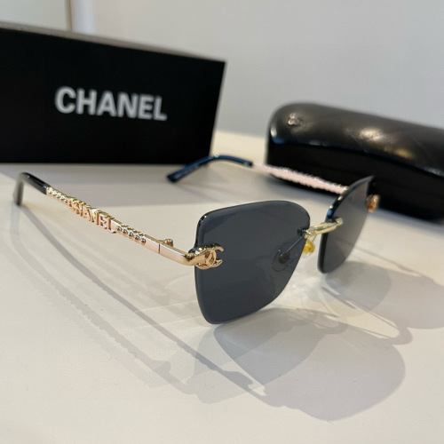 Chanel Women's Rimless Sunglasses, Designer Frames, 100% UV Protection 1 Chanel Women's Rimless Sunglasses, Designer Frames, 100% UV Protection