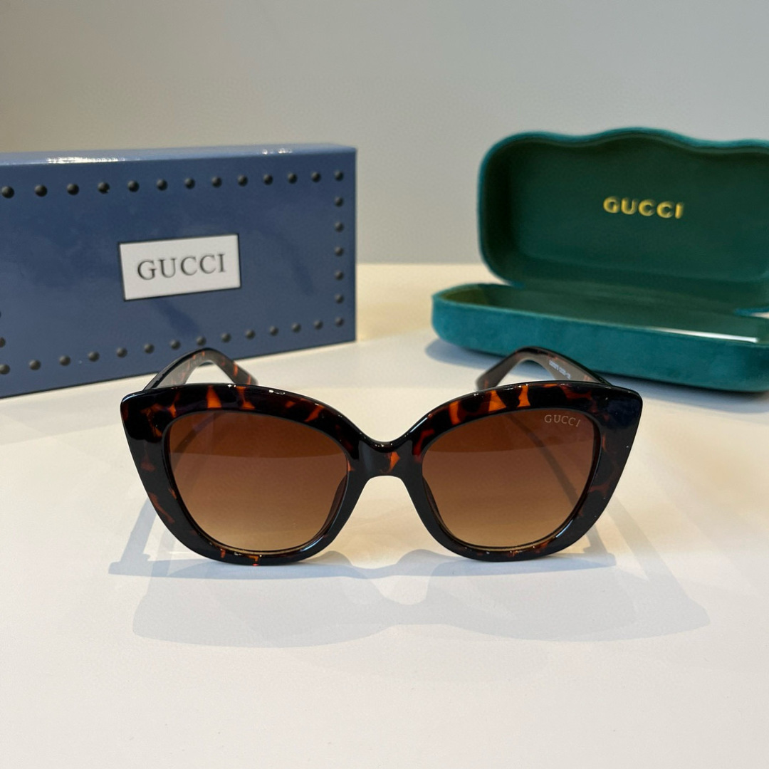 Солнечные очки женские, тигровый глаз Gucci