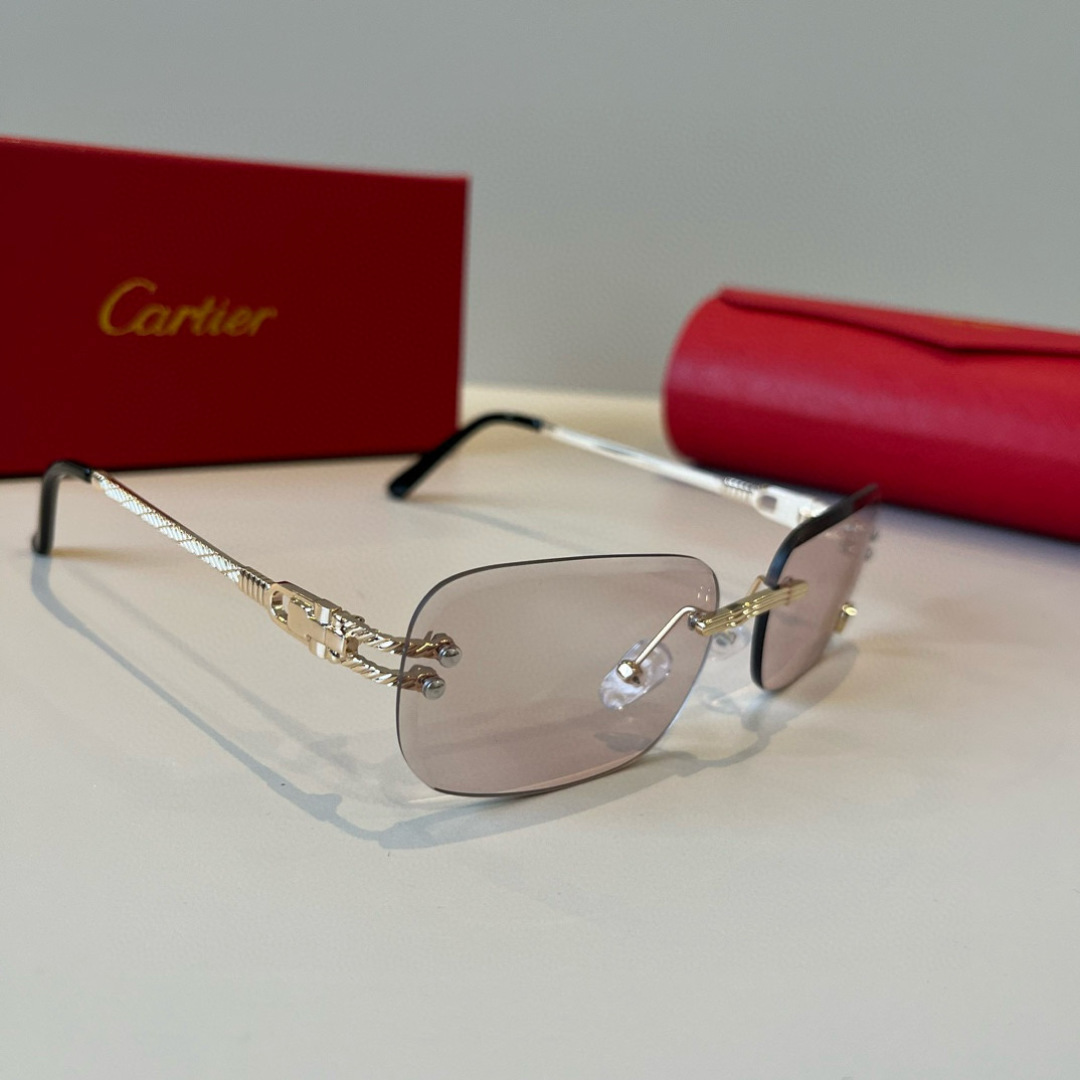 NO:727764,CARTIE* Cartier precious sunglasses metal material PC temples with ten frameless ultra-light plating craftsmanship and exquisite temperament! The new model has just arrived from the official website original ultra-high quality, ultra-high-end luxury symbolic color glasses sunglasses sunglasses high version scarf, high version scarf glasses, cartier, cartier19860909CARTIE*卡地亚 珍贵太阳眼镜金属材质 PC镜腿十无框超轻电镀工艺精湛气质十足!新款刚刚到货官网原版超高品质,超高档奢华的象征色眼镜墨镜太阳镜高版本围巾,高版本围巾眼镜,cartier,cartier,glasses