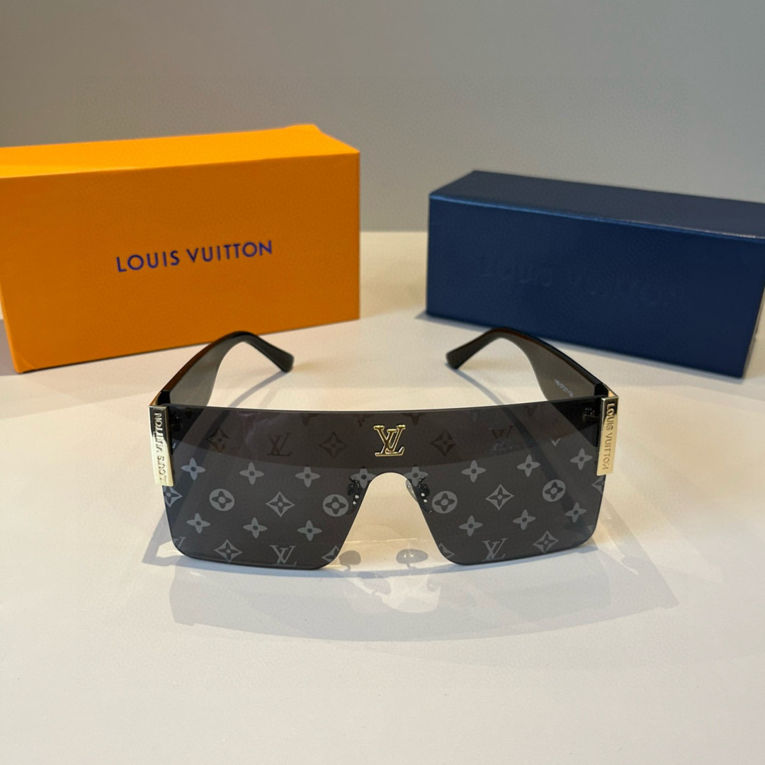 Солнцезащитные очки Louis Vuitton с прозрачными линзами