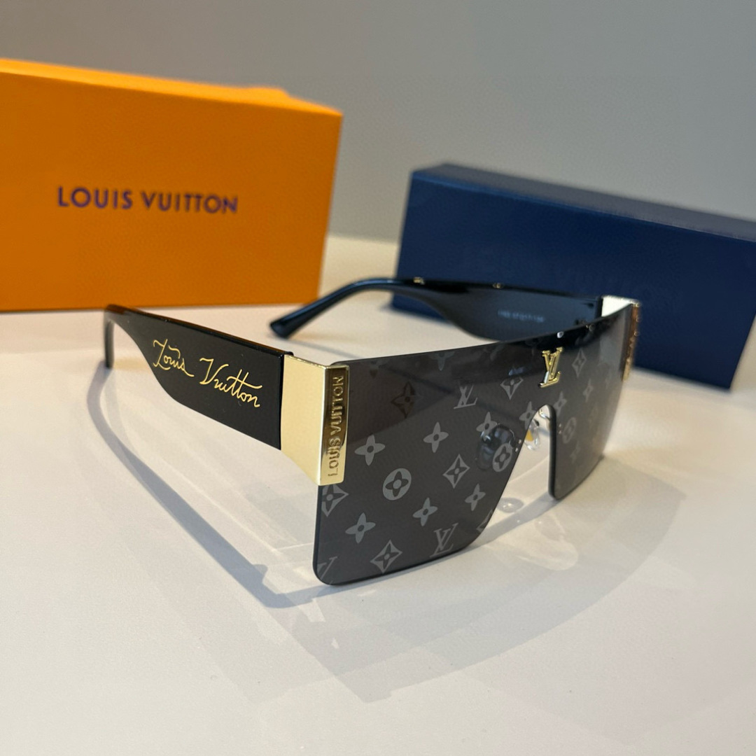Солнцезащитные очки Louis Vuitton с прозрачными линзами