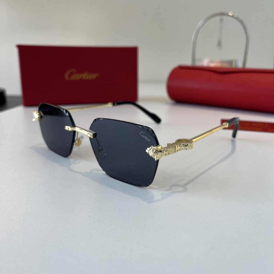 Солнцезащитные очки без оправы Cartier